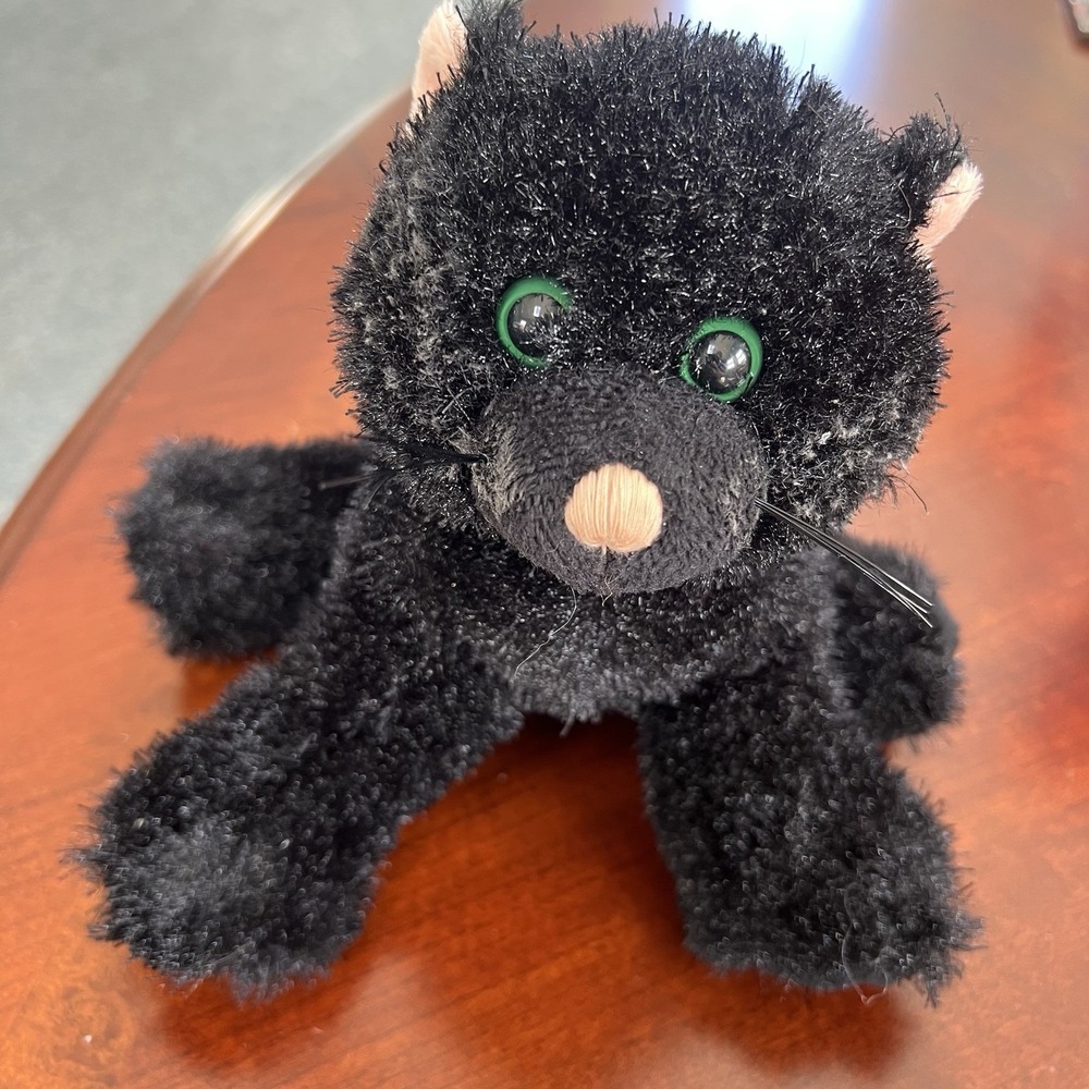 Ganz Cheektowaga Black Cat Soft Webkinz Plush